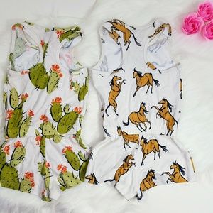 Izzy & Ferd One Pieces - Izzy & Ferd Girls 12-18 Month Summer Rompers Izzy & Ferd One Pieces - Izzy & Ferd Girls 12-18 Month Summer Rompers